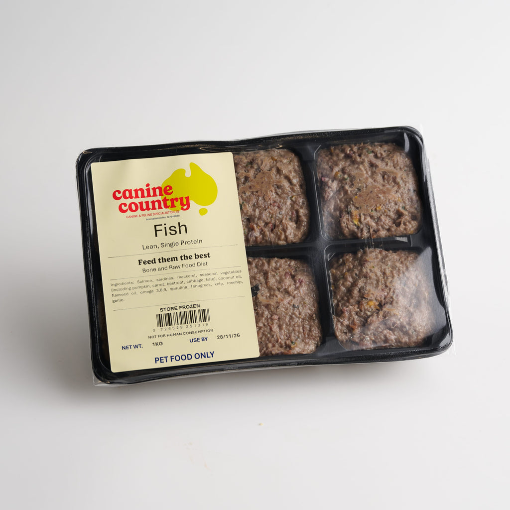 Canine Country Fish Dog Food in Packaging